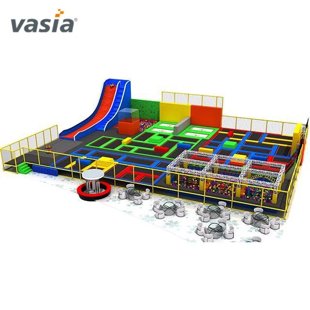 Customized Colorful Large Trampoline Park